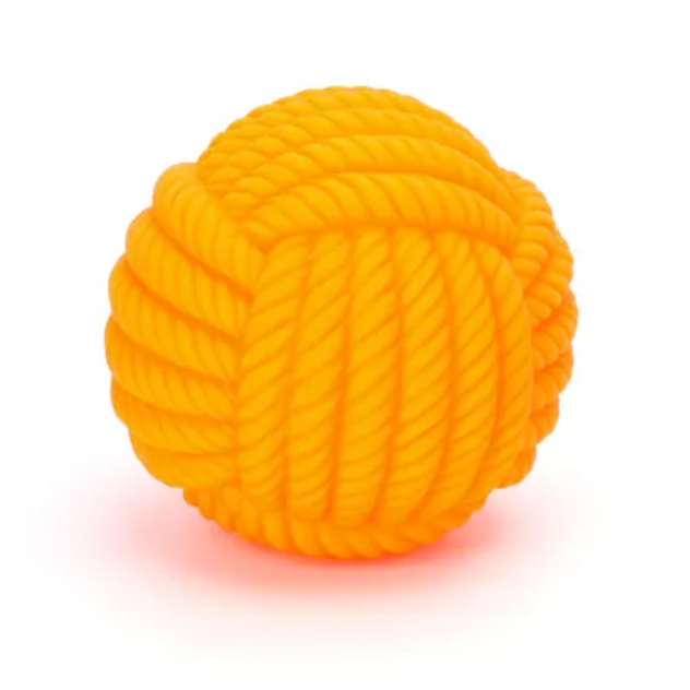 lopta pletená oranžová-